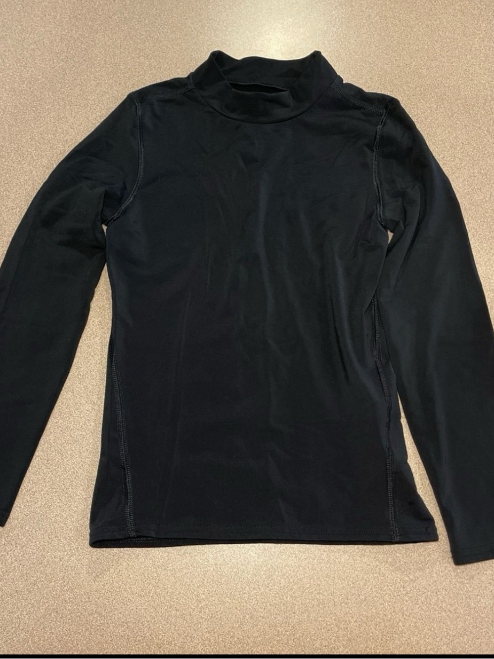 Champion black long sleeve girls activewear shirt medium
